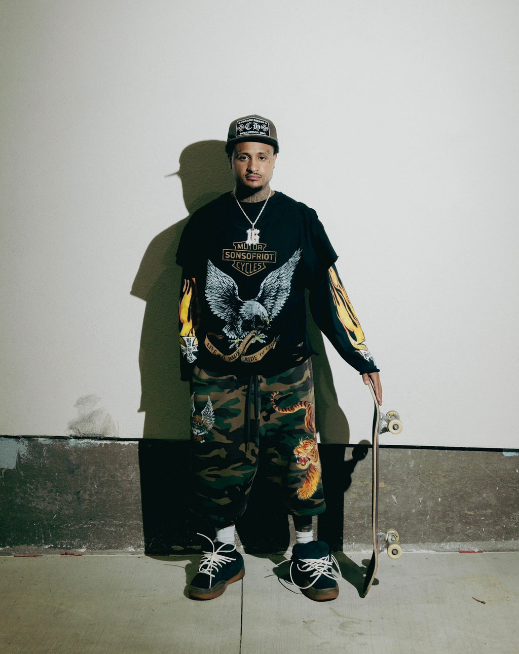 “JUNGLE CREW” Camo Jorts