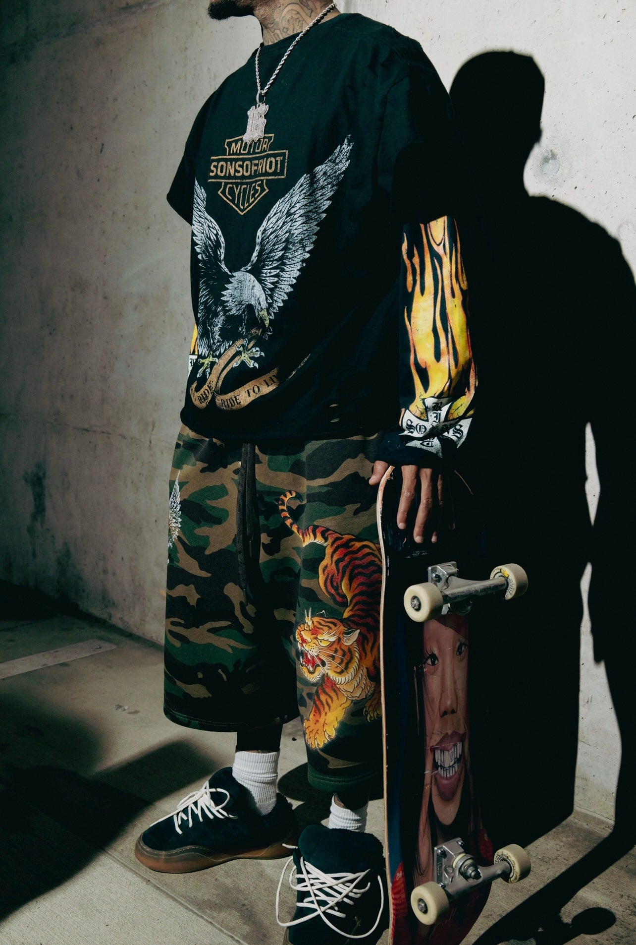 “JUNGLE CREW” Camo Jorts